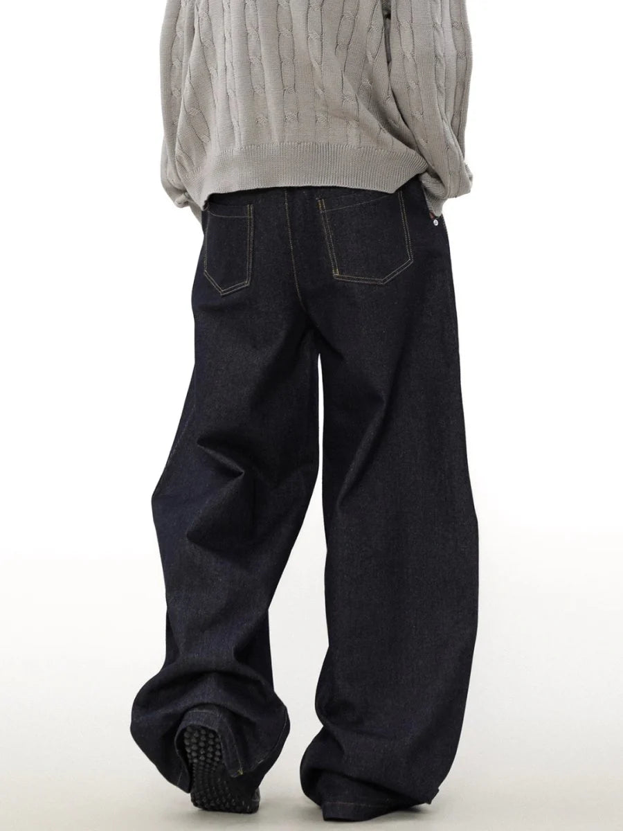 [MADWITCH] WIDE-LEGGED LOOSE JEANS ST1050