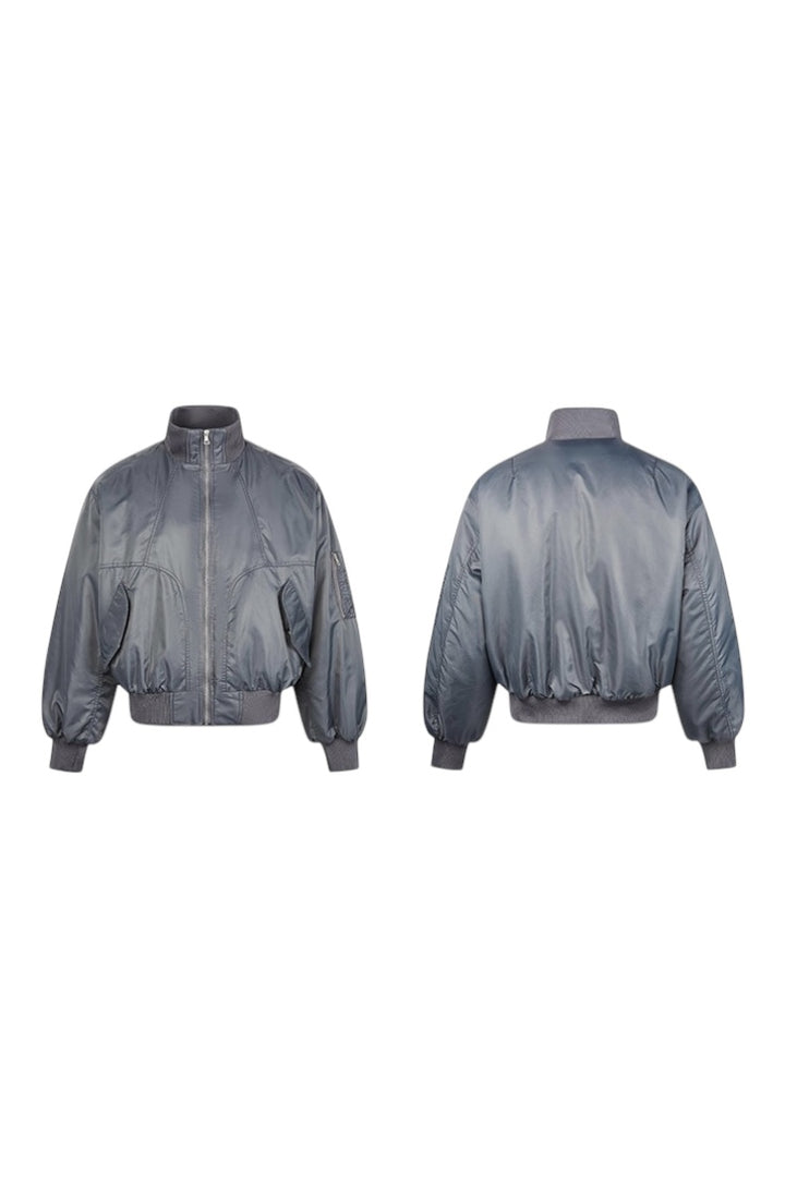 [NECOYEP] VINTAGE BOMBER PUFFER JACKET ST2053