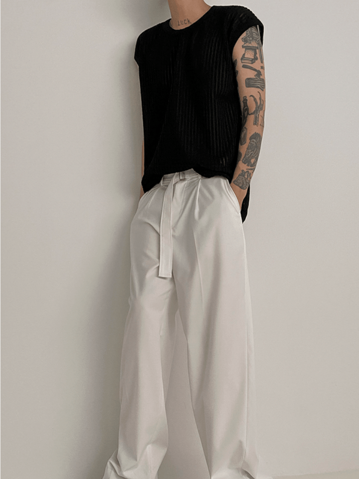 [MRCYC] Round Neck Sleeveless T-shirt st1679