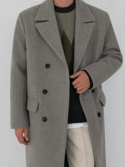[MRCYC] 더블브레스트 울 롱코트 st1560 