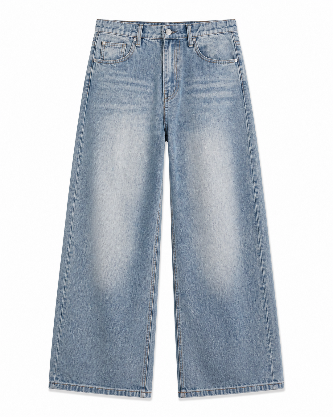 DRAPE WASHED JEANS MT089