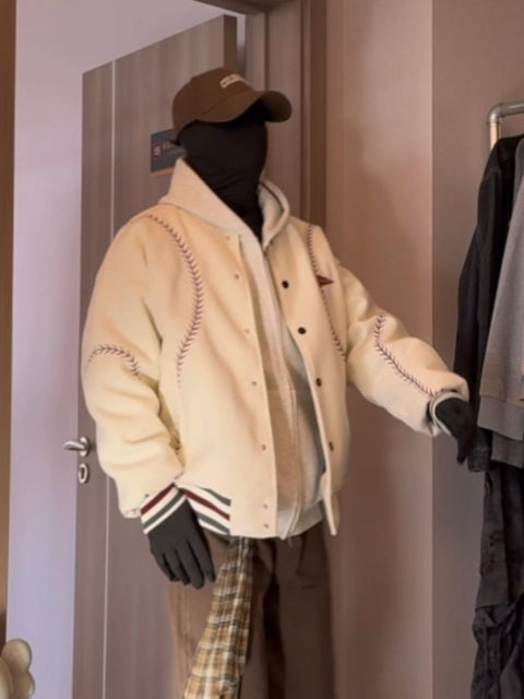 VINTAGE BASEBALL JACKET TT048