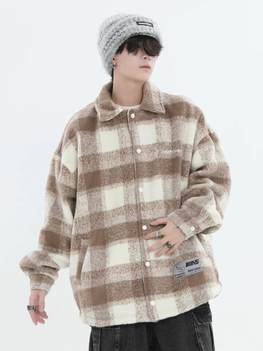 [INSstudios] LOGO LOOSE LAPEL JACKET ST1239