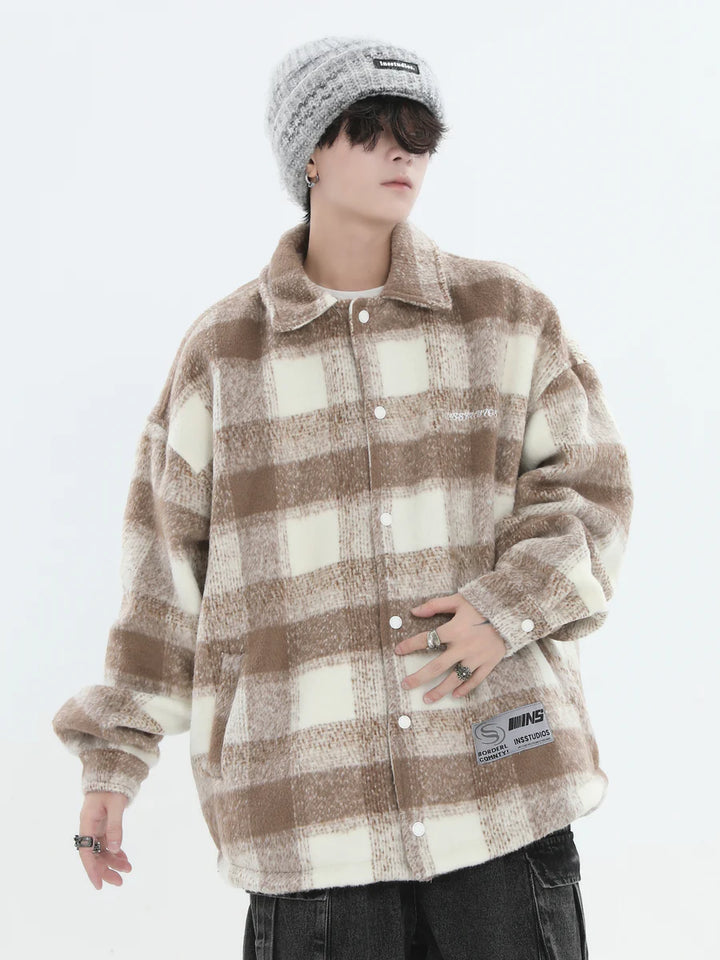 [INSstudios] LOGO LOOSE LAPEL JACKET ST1239