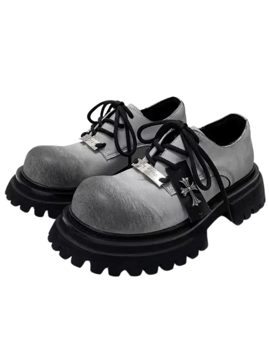 Punk Rocker Shoes punk rock Derby shoes st2815 – stepblock