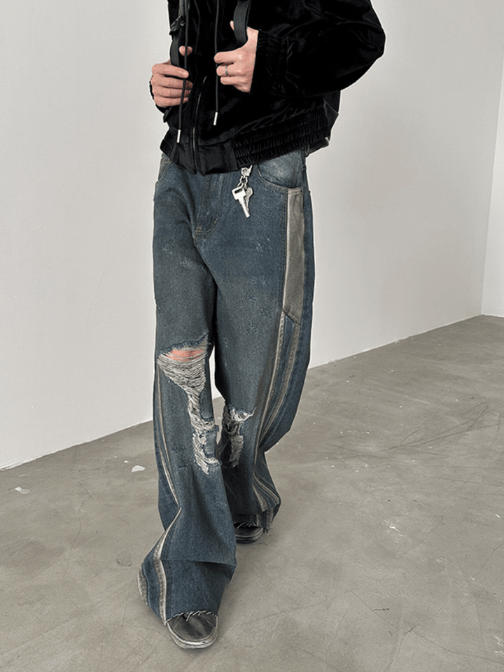 [GENESISBOY] washed ripped jeans st1981