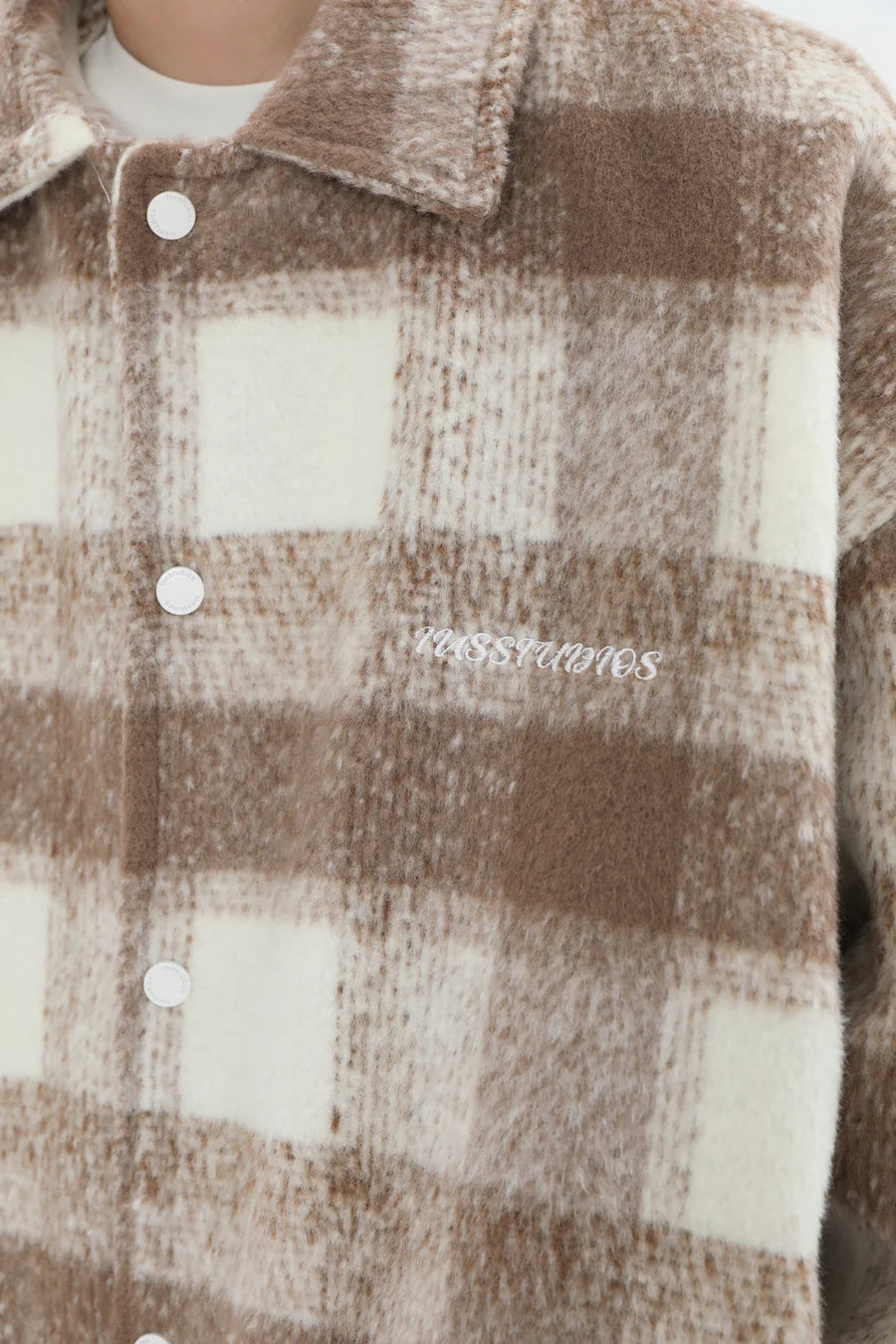 [INSstudios] LOGO LOOSE LAPEL JACKET ST1239
