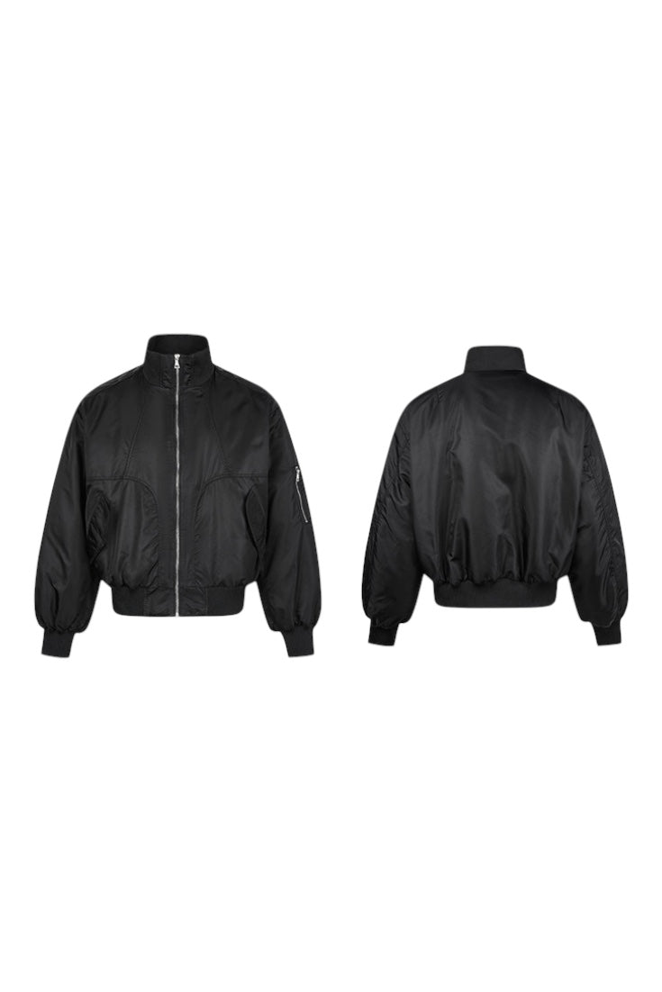 [NECOYEP] VINTAGE BOMBER PUFFER JACKET ST2053