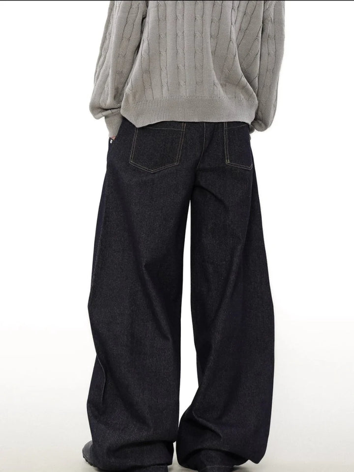 [MADWITCH] WIDE-LEGGED LOOSE JEANS ST1050