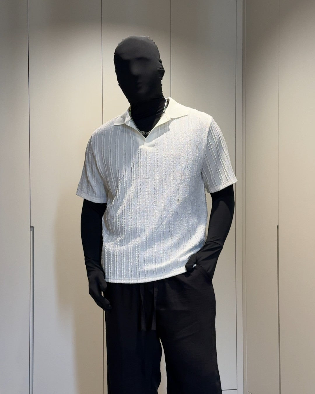 SEAGULL COLLAR KNIT POLO SHIRT MT567