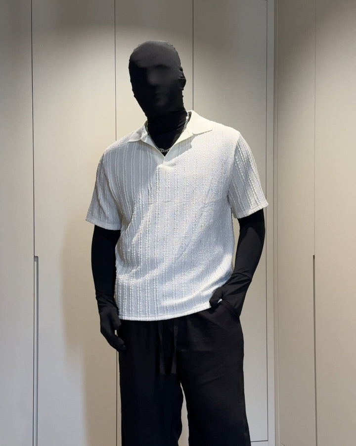 SEAGULL COLLAR KNIT POLO SHIRT MT567
