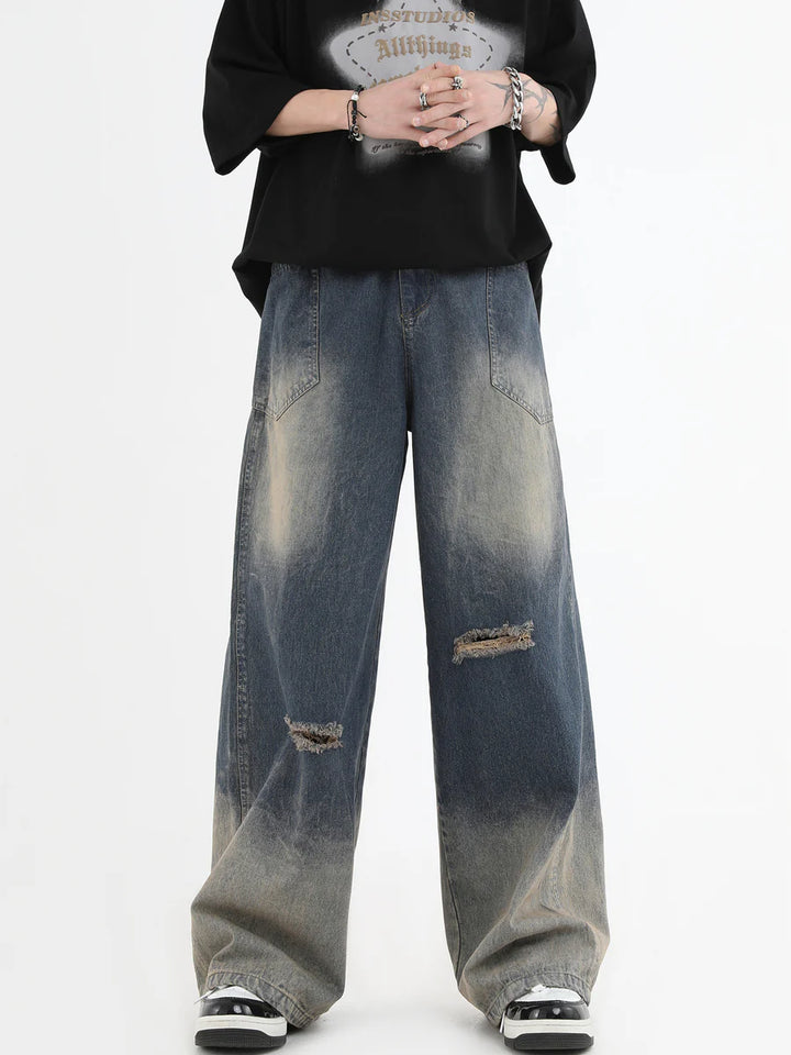 [INSstudios] AMERICAN CUT WASH JEANS ST561