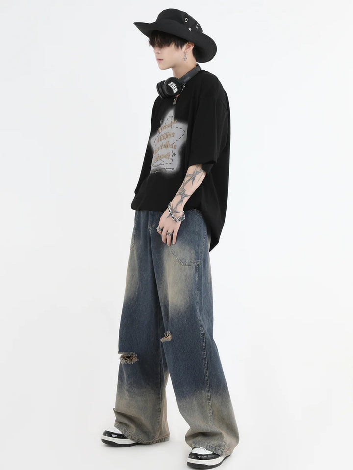 [INSstudios] AMERICAN CUT WASH JEANS ST561