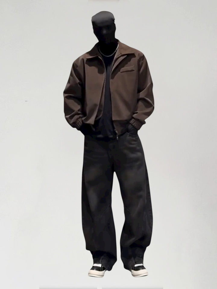 टेक्सचर्ड पैनल्ड पैडेड जैकेट st5034