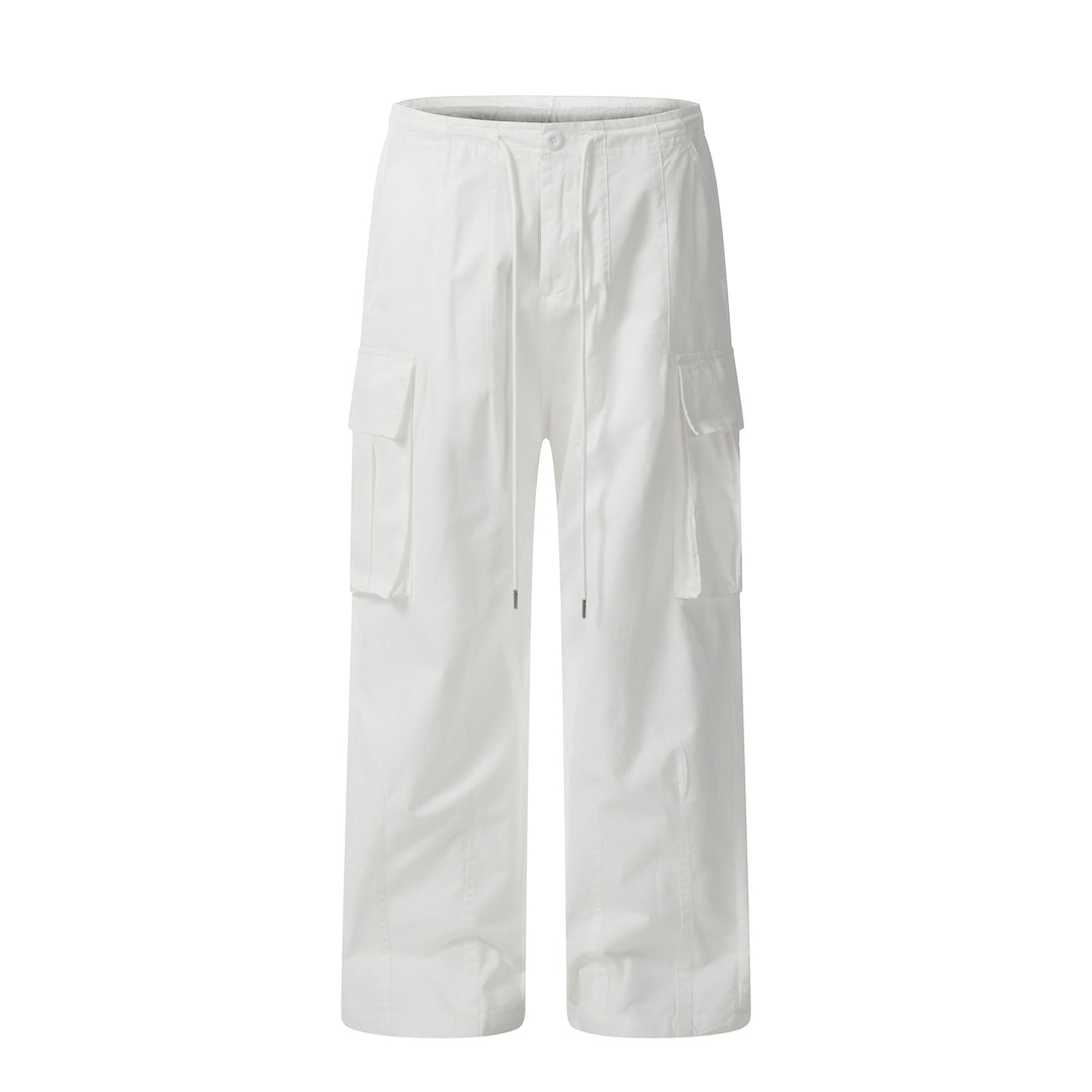 [Feel lonely] VINTAGE WIDE-LEG UTILITY CARGO PANTS st2051