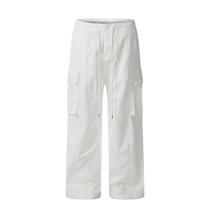 [Feel lonely] VINTAGE WIDE-LEG UTILITY CARGO PANTS st2051