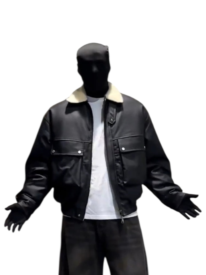 FUR-COLLAR CLEANFIT JACKET st5081