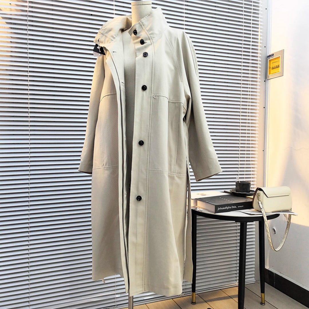 STAND-COLLAR TRENCH COAT st5088