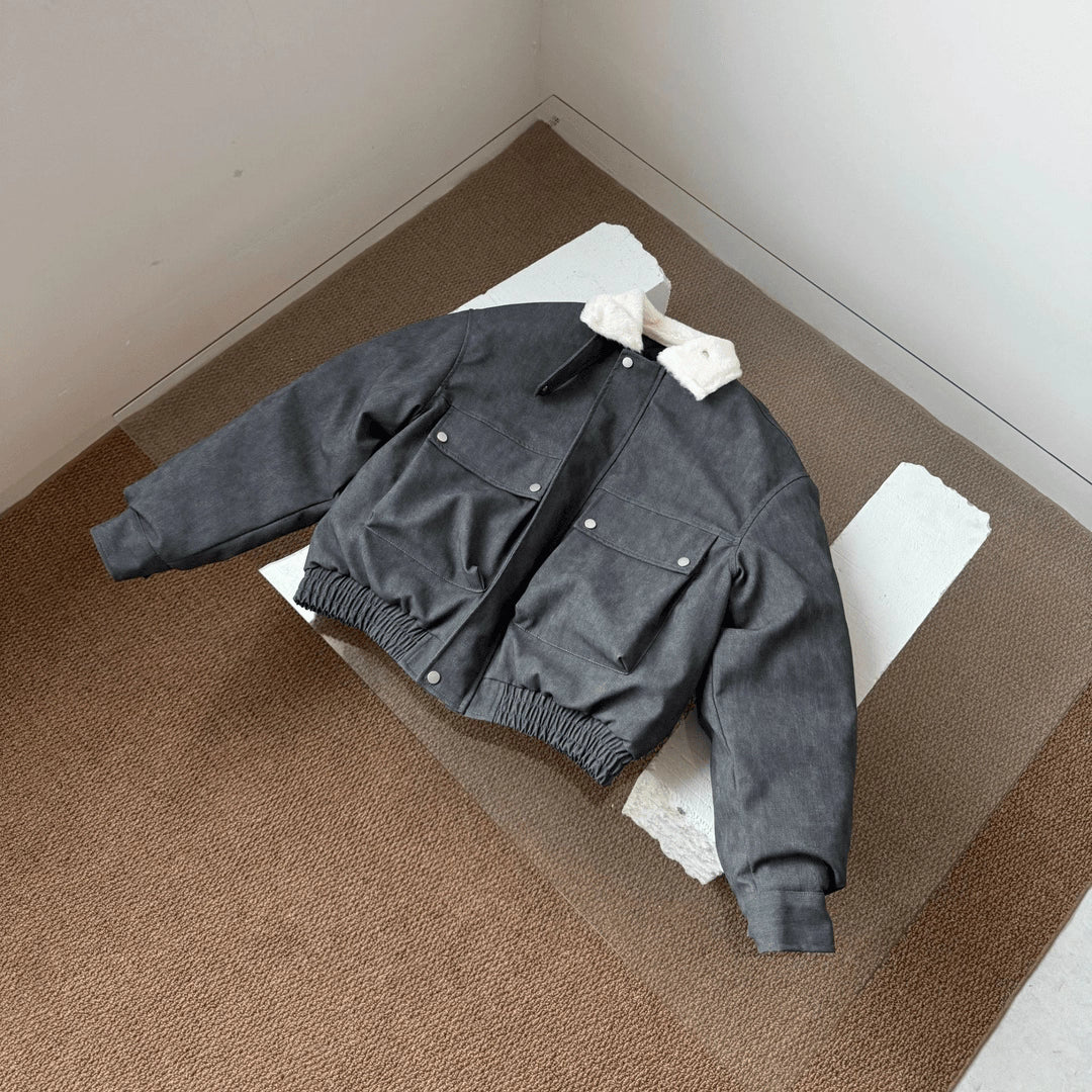 FUR-COLLAR CLEANFIT JACKET st5081