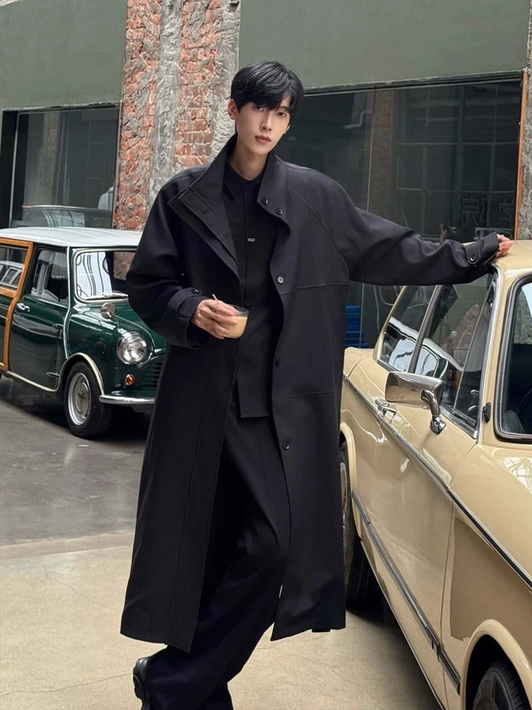 STAND-COLLAR TRENCH COAT st5088