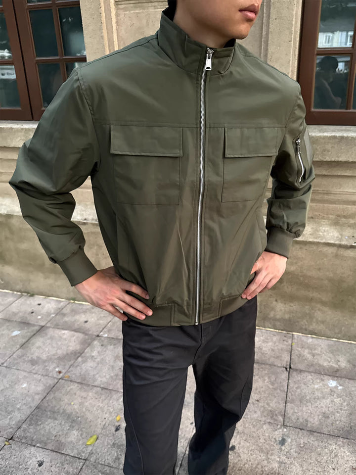 UTILITY WATER-RESISTANT BOMBER JACKET st5106