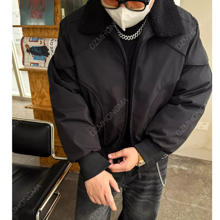 DETACHABLE-COLLAR CROPPED JACKET 5082