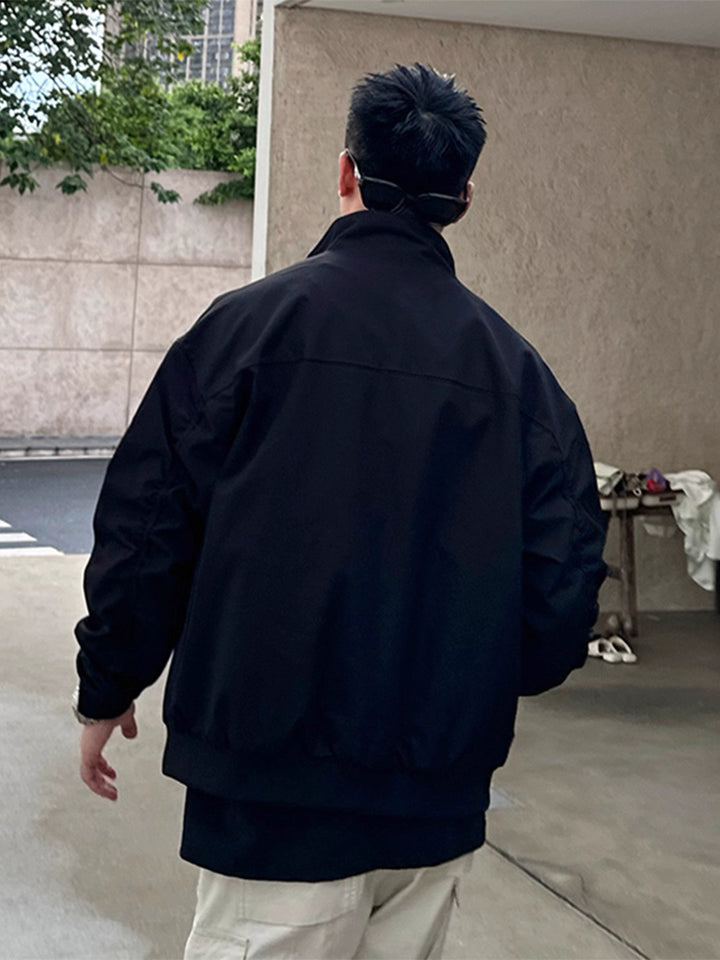 WEATHER-RESISTANT STAND-COLLAR COACH JACKET st5073