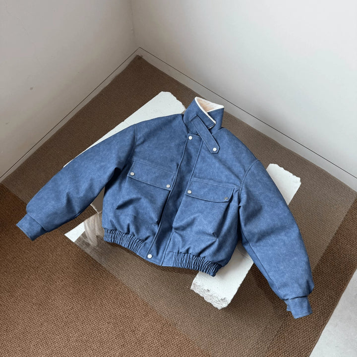 FUR-COLLAR CLEANFIT JACKET st5081