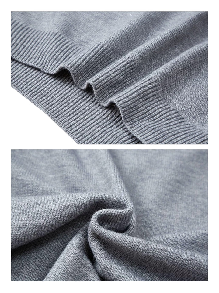 [W.K] LAYERED STRIPE POLO KNIT st5051