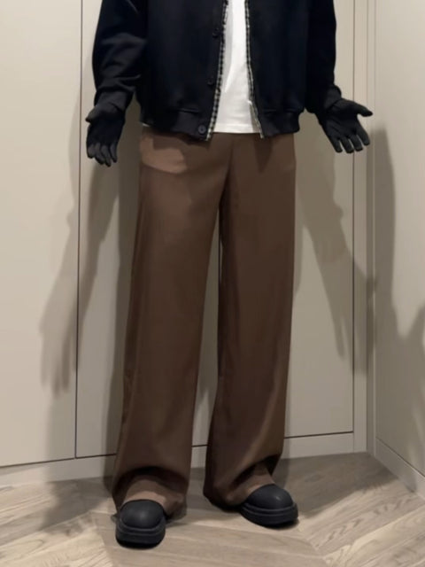 COTTON STRAIGHT-LEG TROUSERS  ST5124