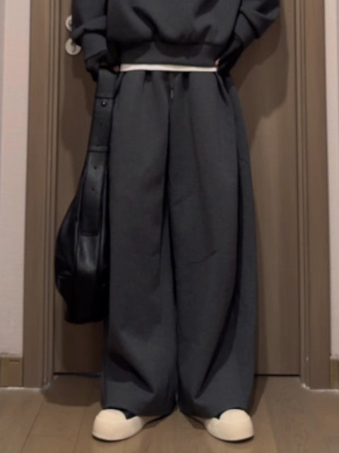 WOOL WIDE-LEG TROUSERS TT076