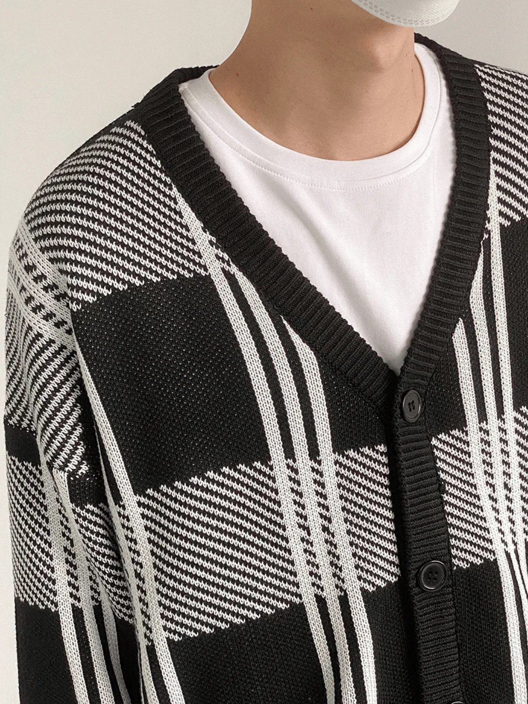 Check Design Corian Cardigan st61