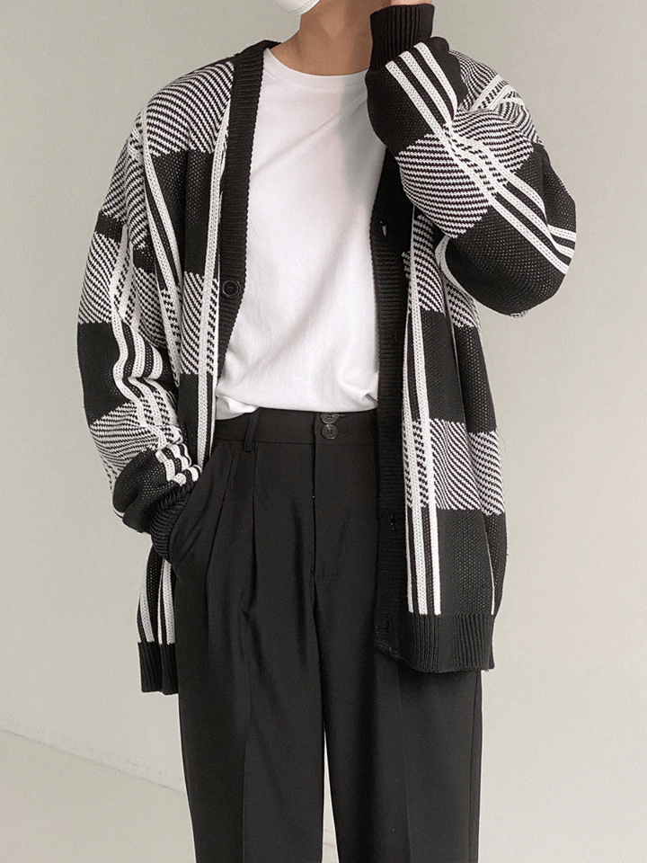Check Design Corian Cardigan st61
