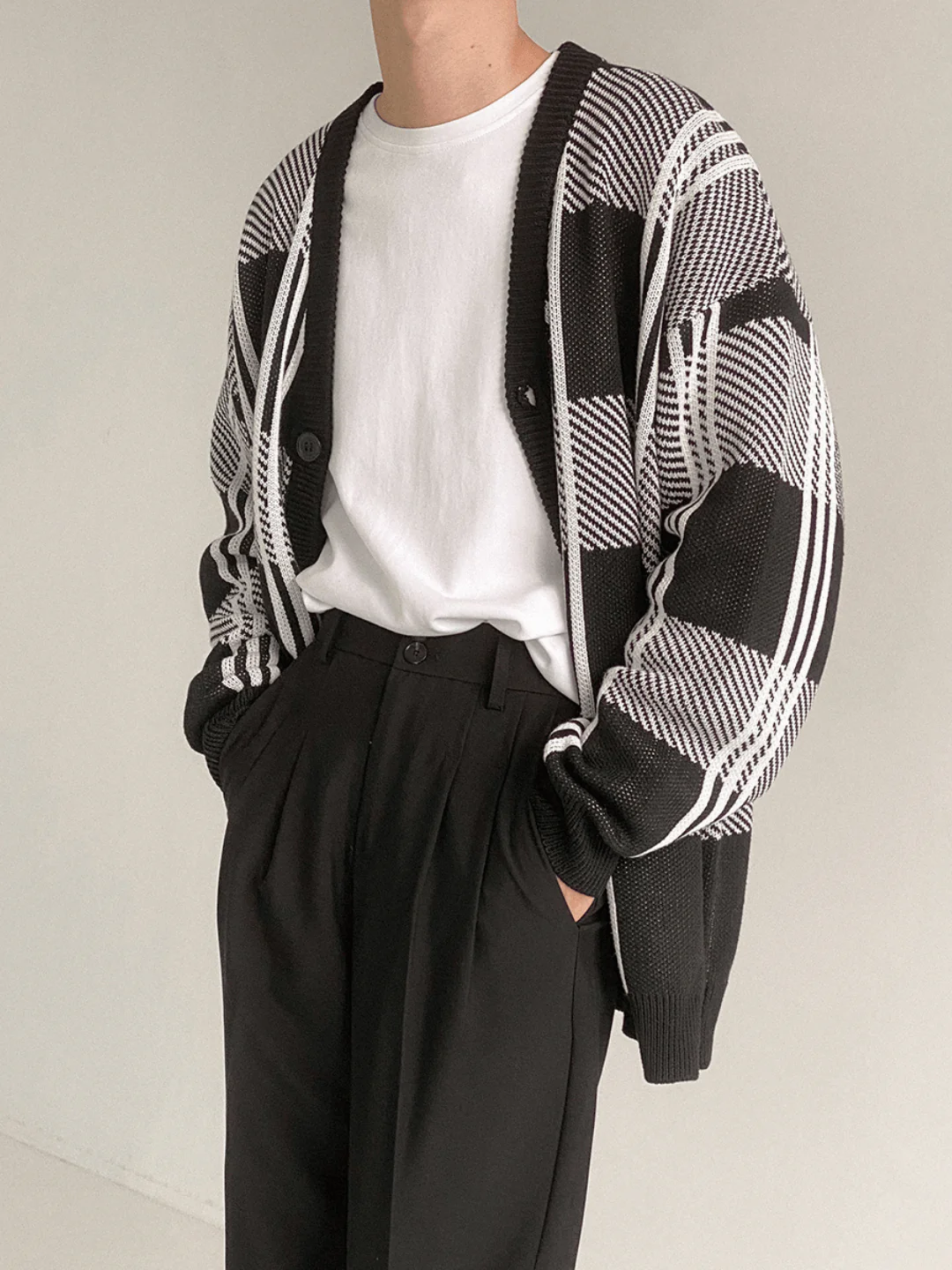 Check Design Corian Cardigan st61