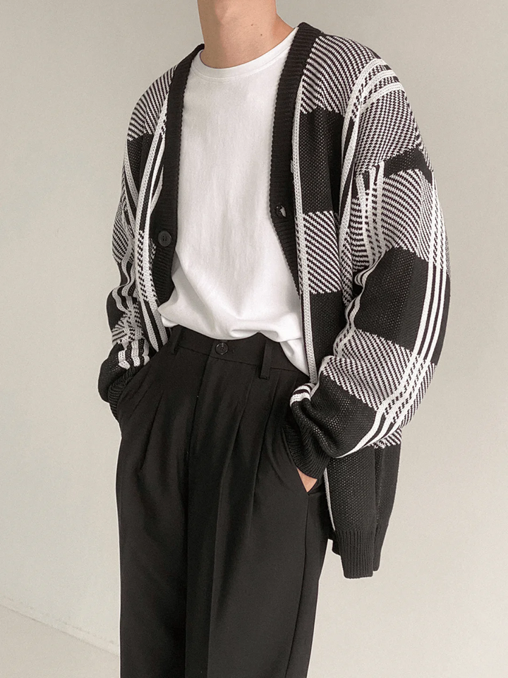 Check Design Corian Cardigan st61