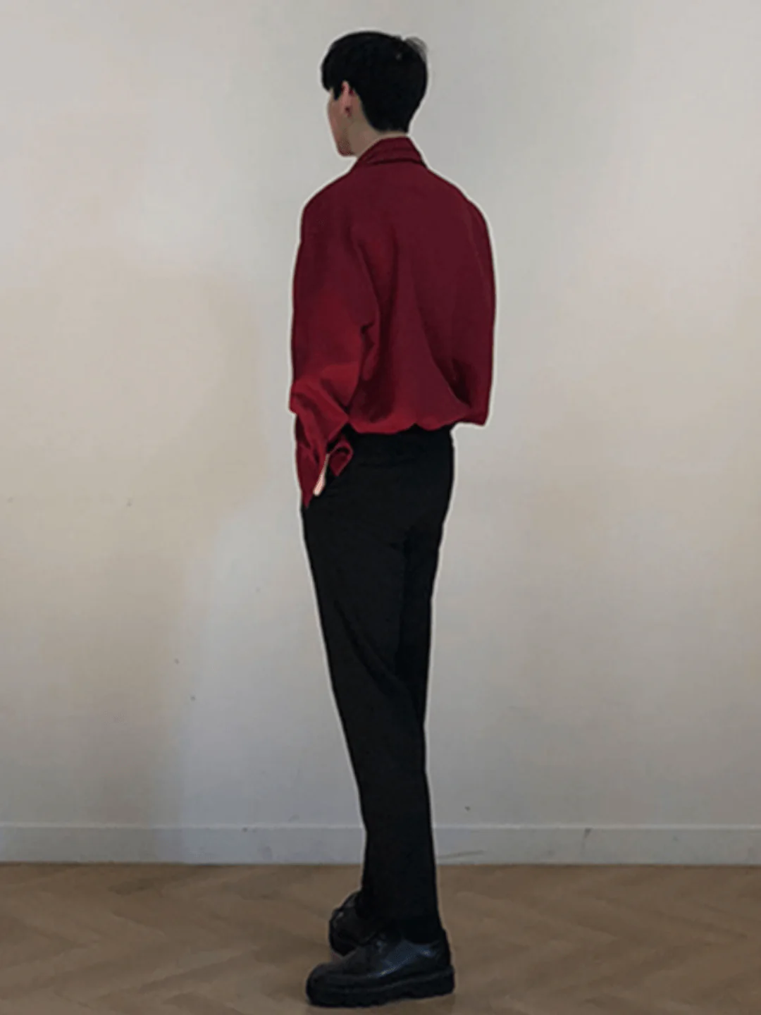 [DAVID&ME] Handsome Ice Silk Shirt st197