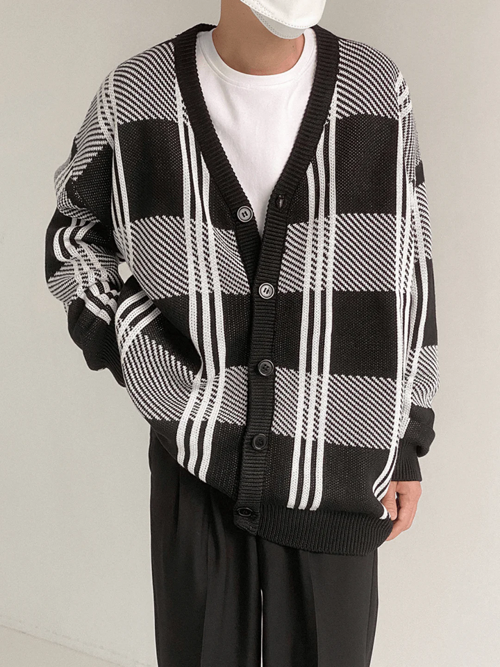 Check Design Corian Cardigan st61