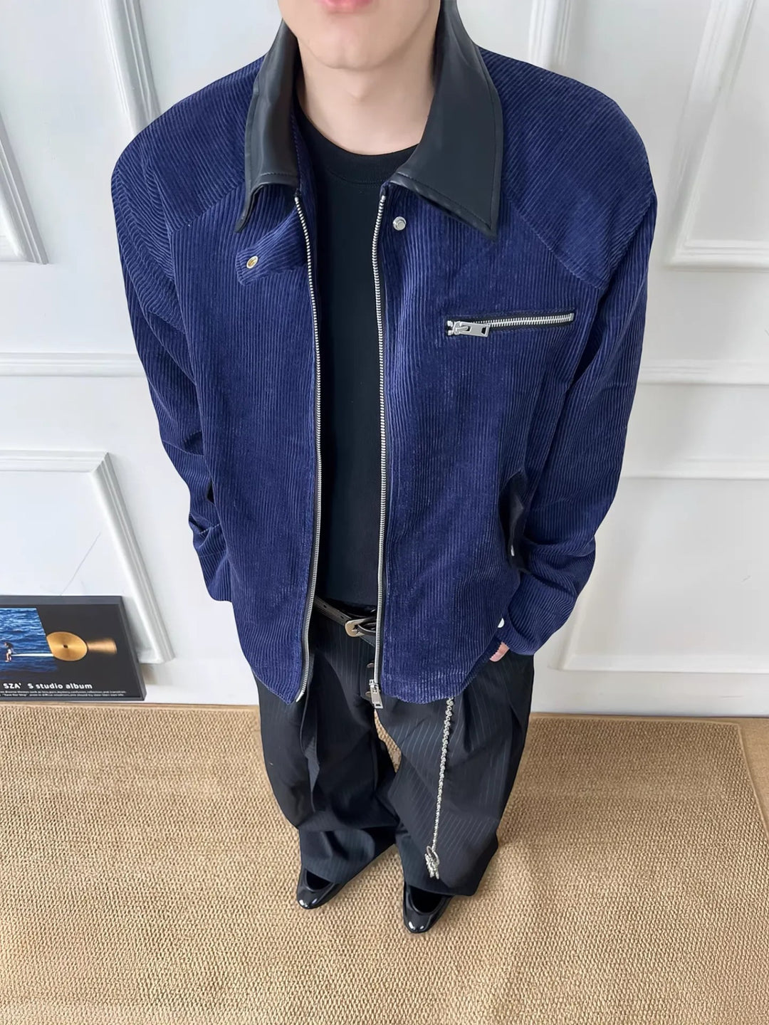 PANELLED CORDUROY COAT ST5147