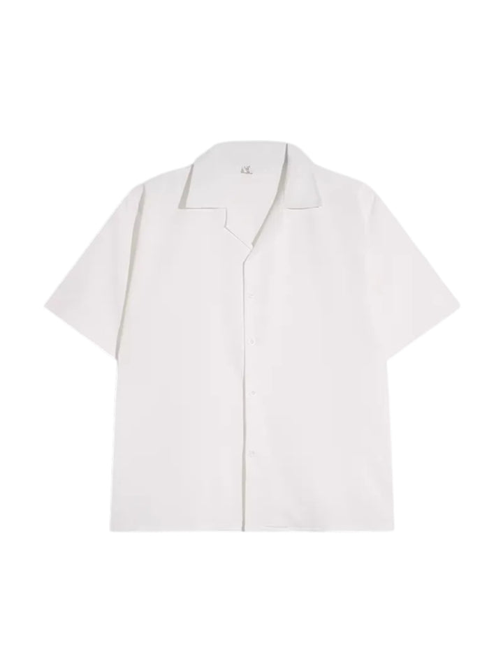 TEXTURED CUBAN COLLAR SHORT SLEEVE SHIRT ST5144