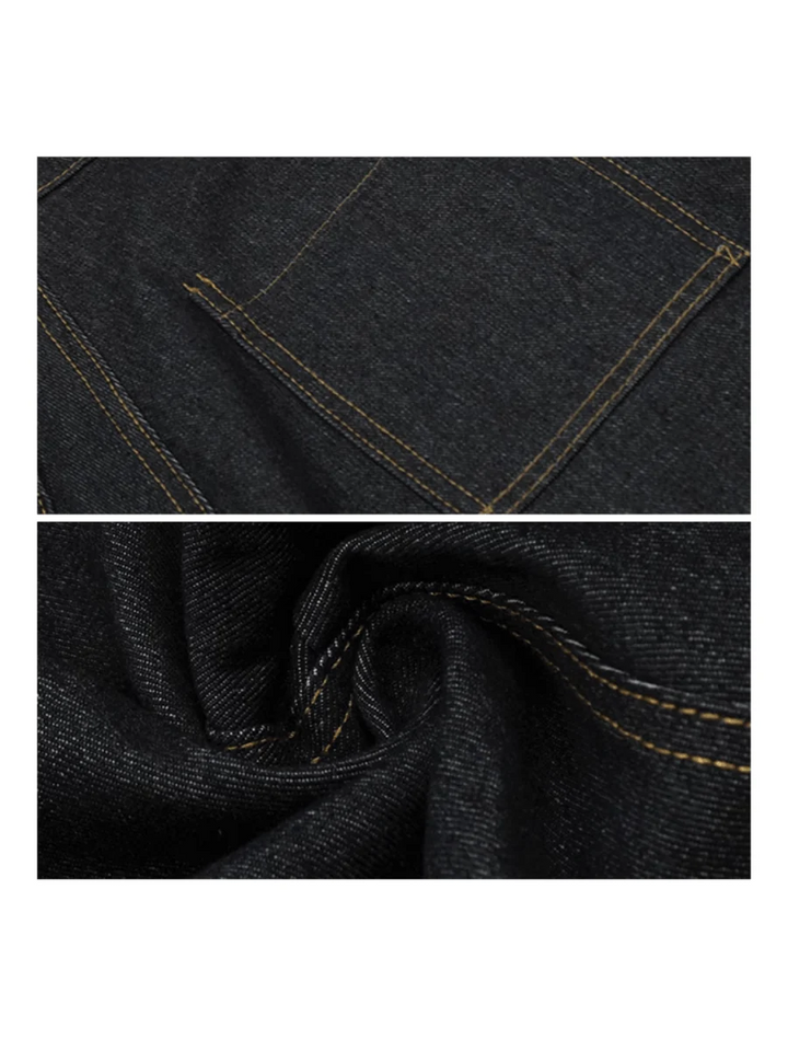 [MRNEARLY] wide leg straight jeans st1845