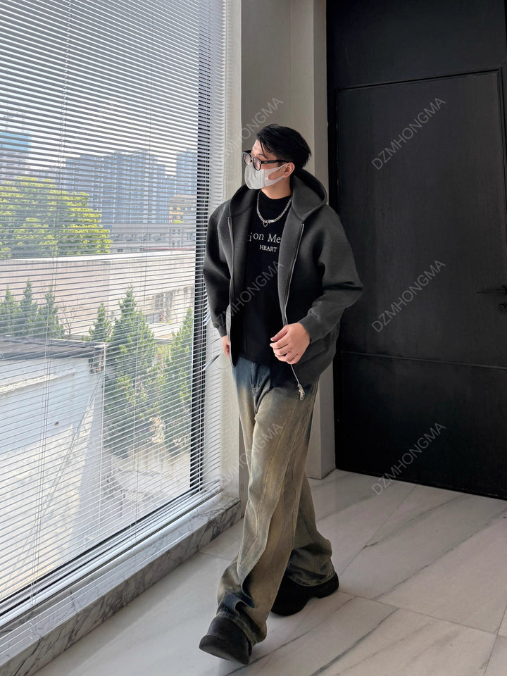 [DAZHONGMA] CLEANFIT HEAVY ZIP HOODIE ST8801