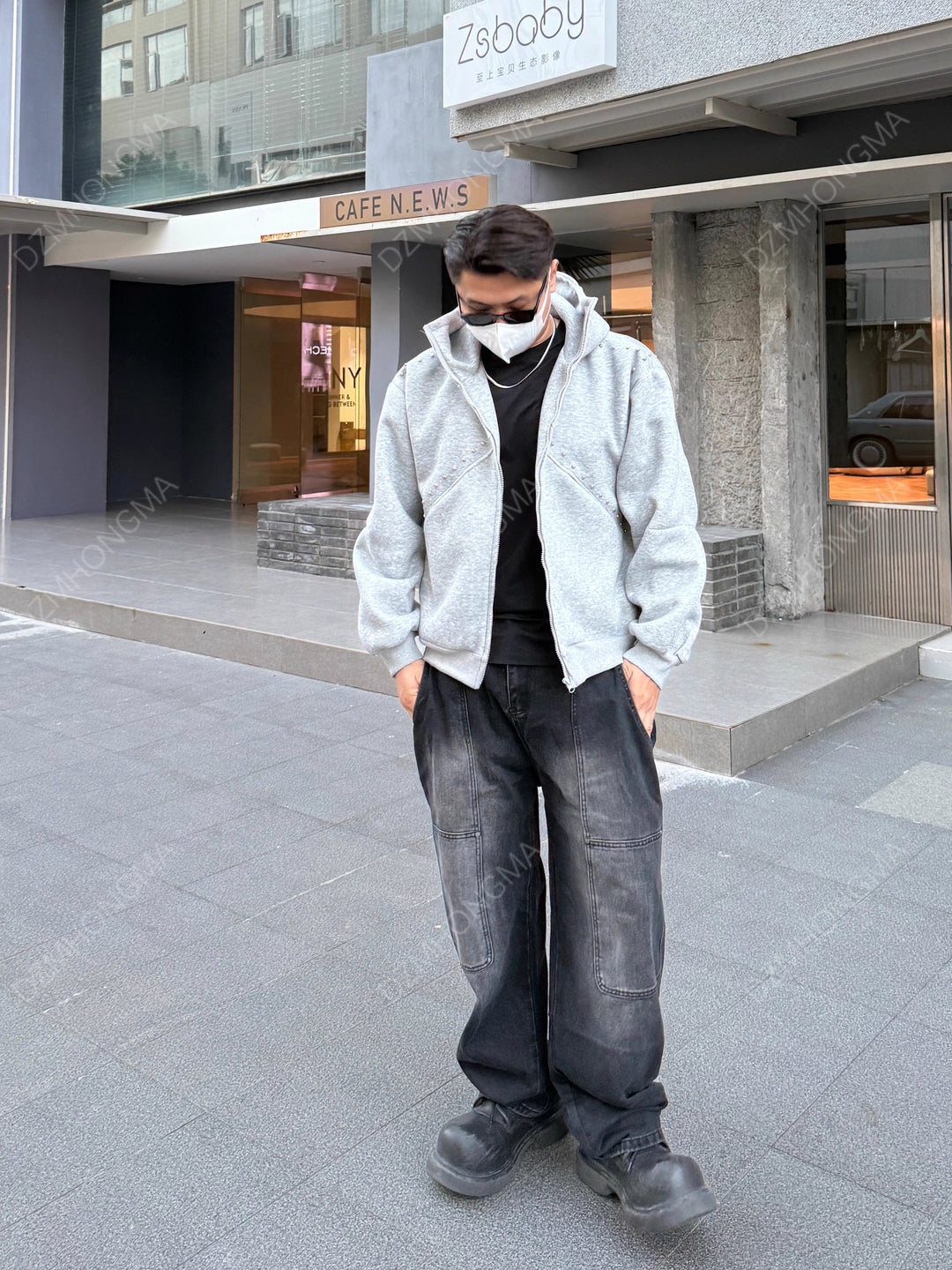 [DAZHONGMA] VINTAGE RIVETED WORK JEANS st5046