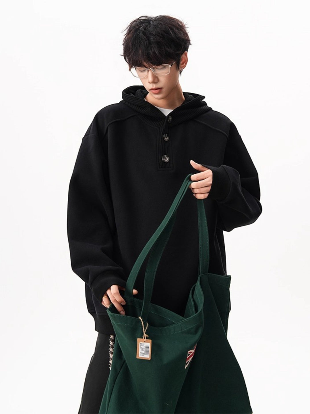 HEAVY KNIT HOODIE st5047