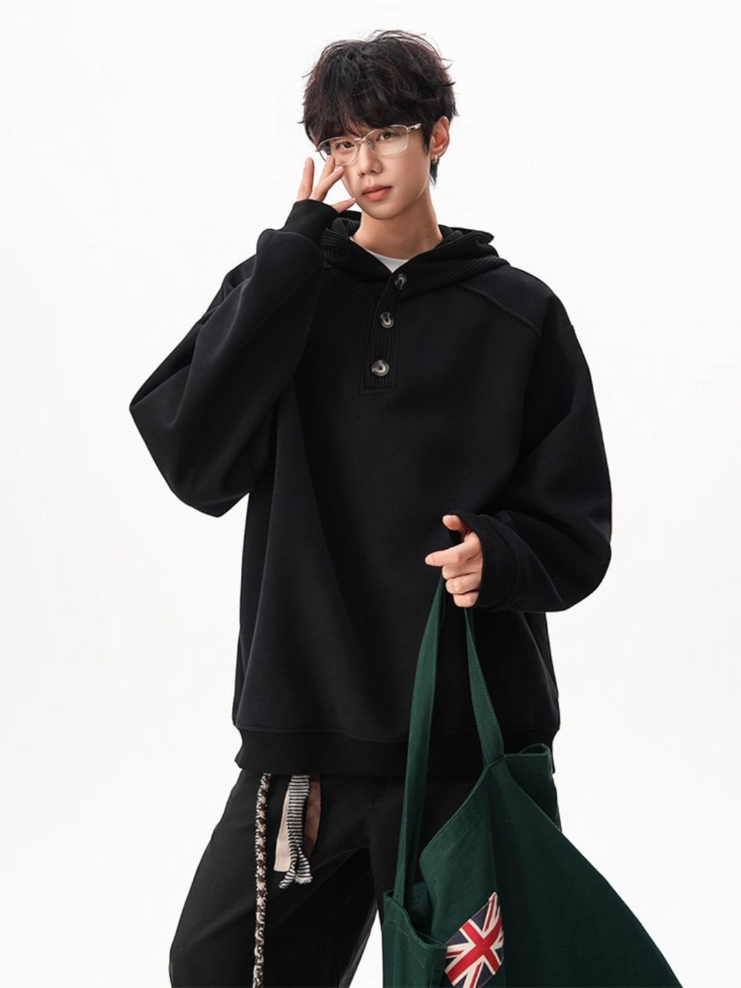 HEAVY KNIT HOODIE st5047