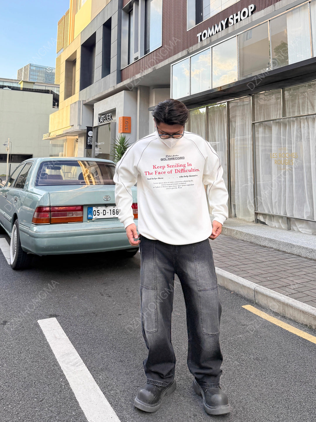 [DAZHONGMA] VINTAGE RIVETED WORK JEANS st5046