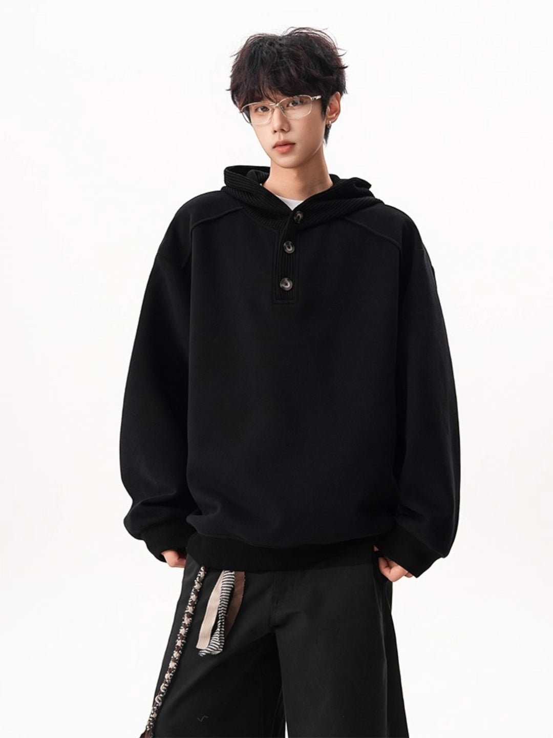 HEAVY KNIT HOODIE st5047