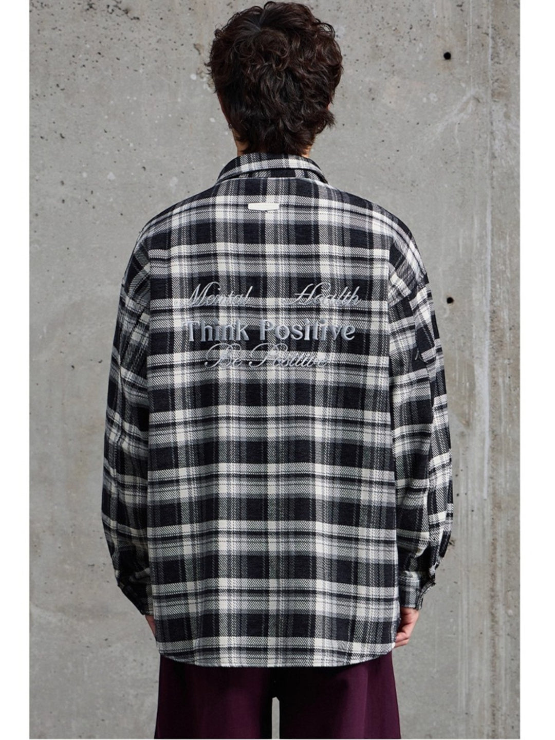 EMBROIDERED PLAID shirt st5069