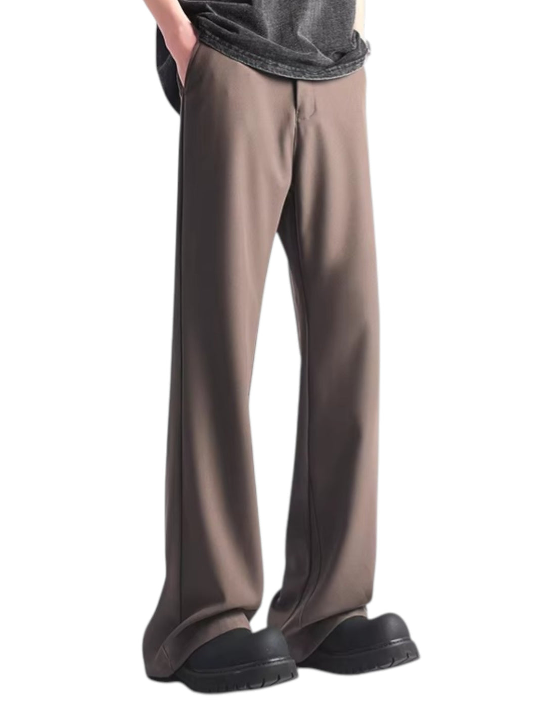 COTTON STRAIGHT-LEG TROUSERS  ST5124
