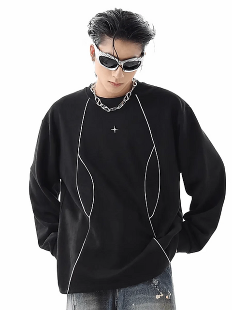 ROUND NECK SWEATER st1856