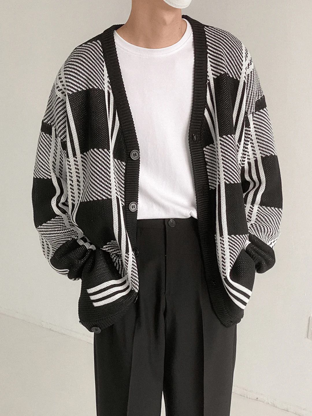 Check Design Corian Cardigan st61